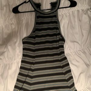 Halter tank top dress